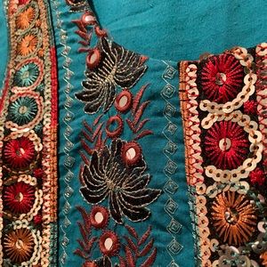 Sequin Embroidered Tunic